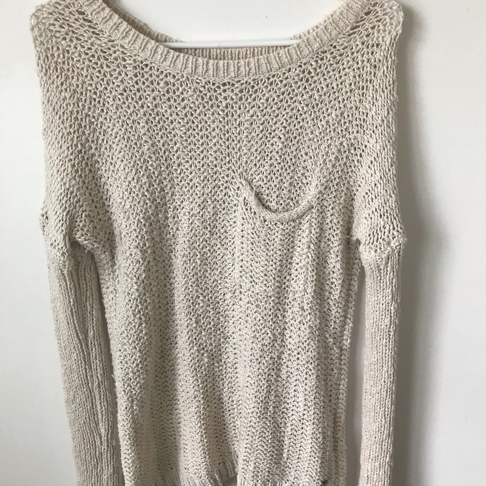 Tan, comfy sweater